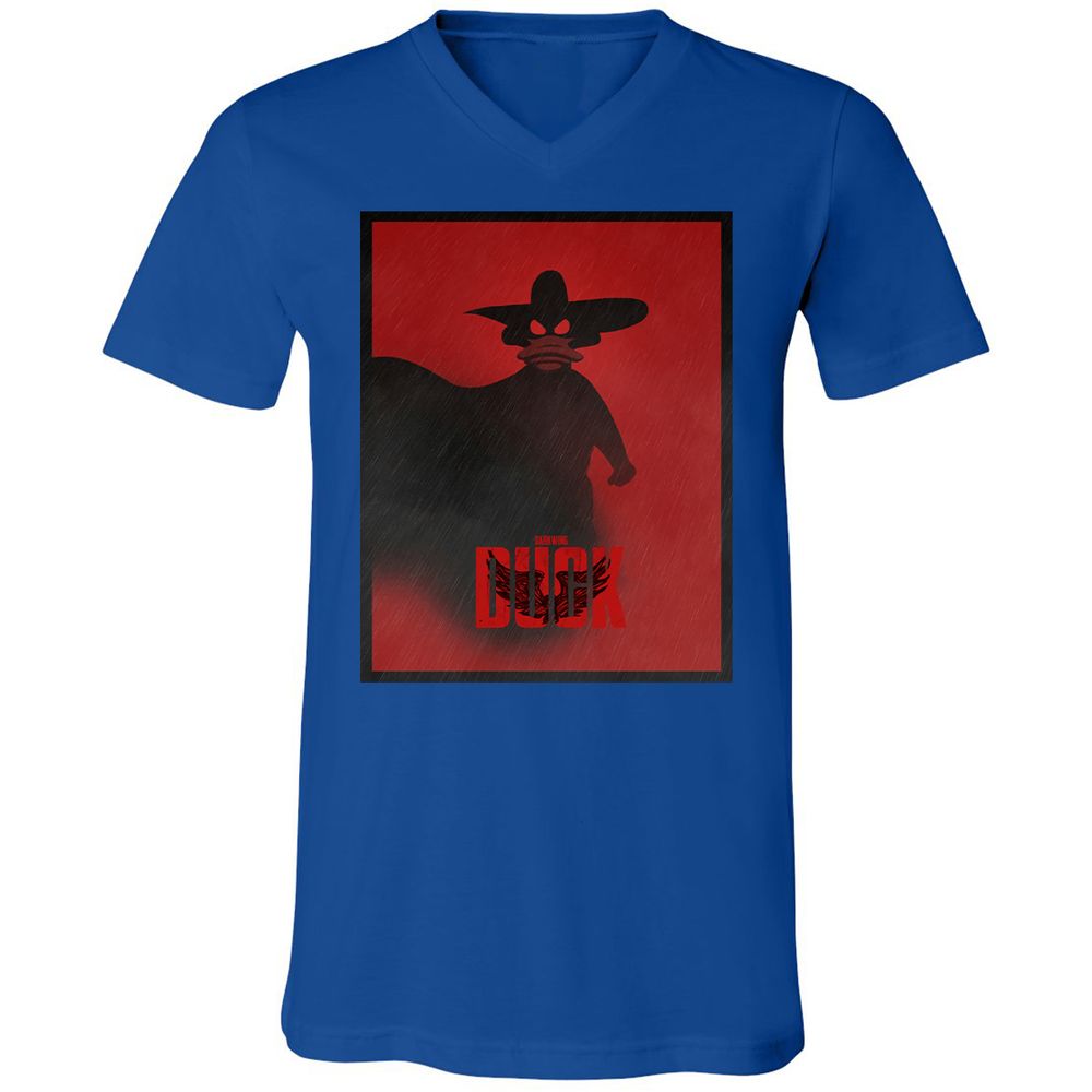 Unisex V-Neck T-Shirt - A44R8QRT - True Royal - 4