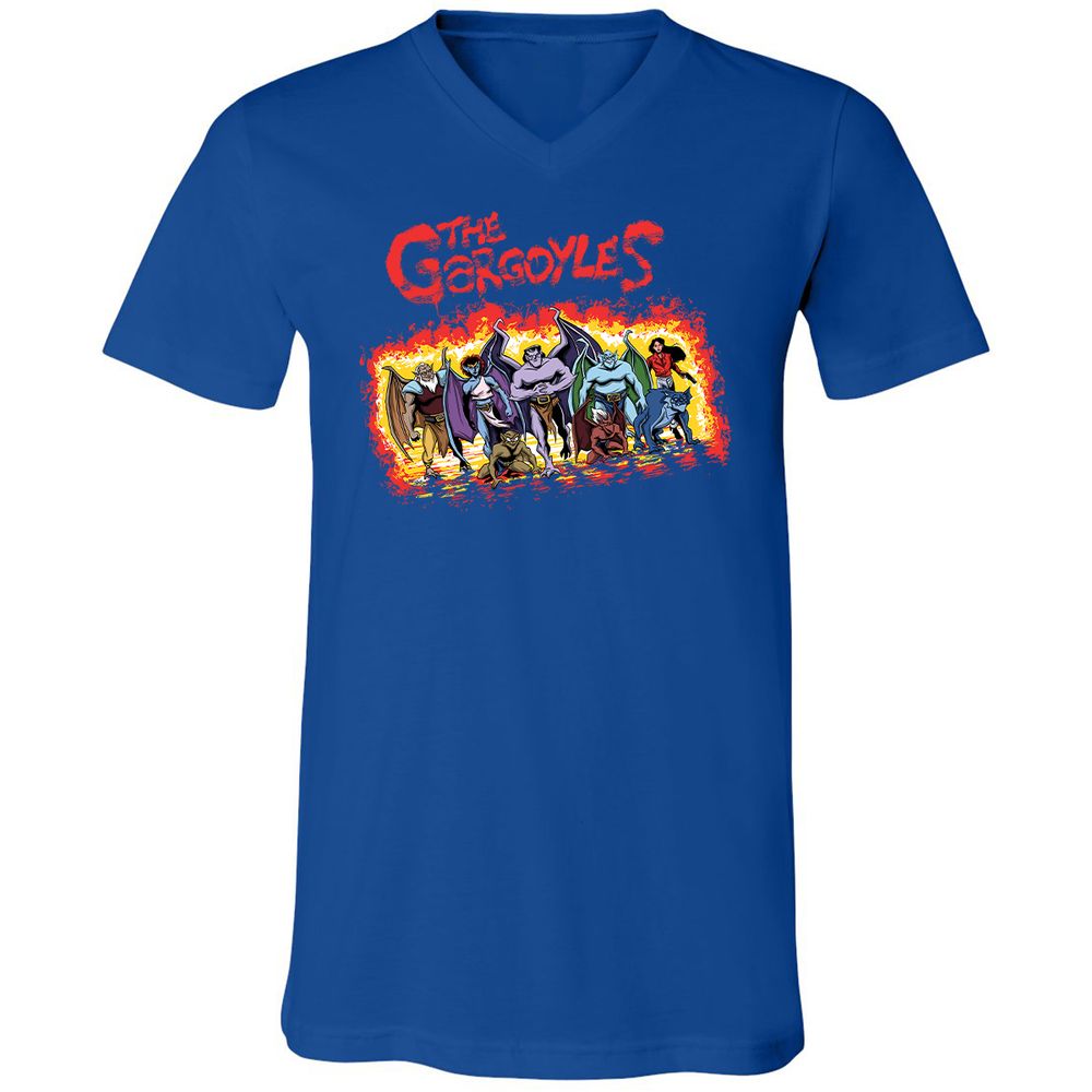 Unisex V-Neck T-Shirt - MF1J2WV2 - True Royal - 4
