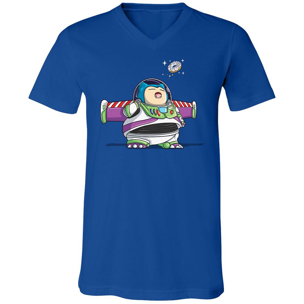 Unisex V-Neck T-Shirt - 7TVS7RMW - True Royal - 4