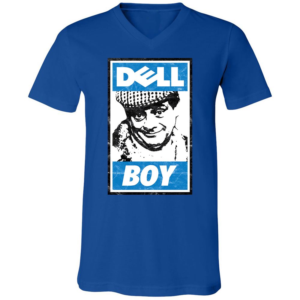 Unisex V-Neck T-Shirt - R5UTZANJ - True Royal - 4