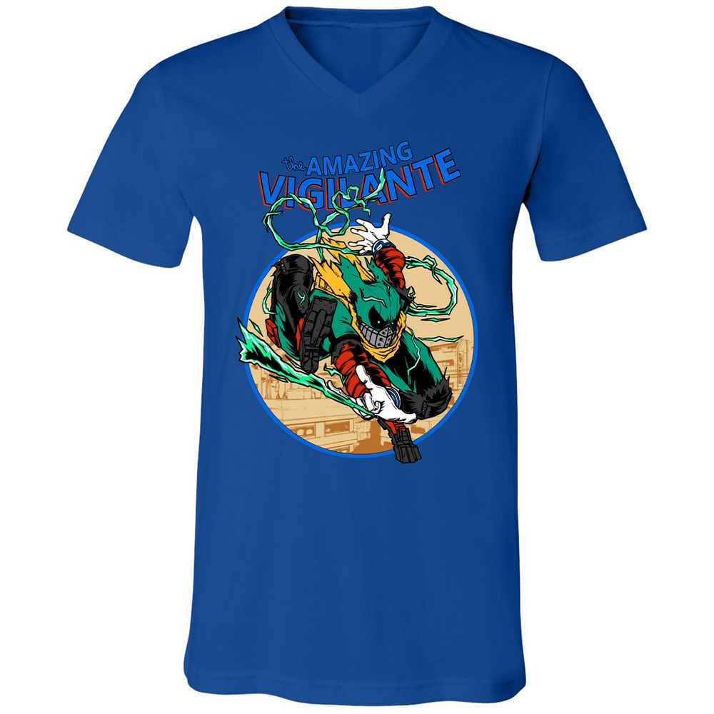 Unisex V-Neck T-Shirt - SC2RR7M5 - True Royal - 4
