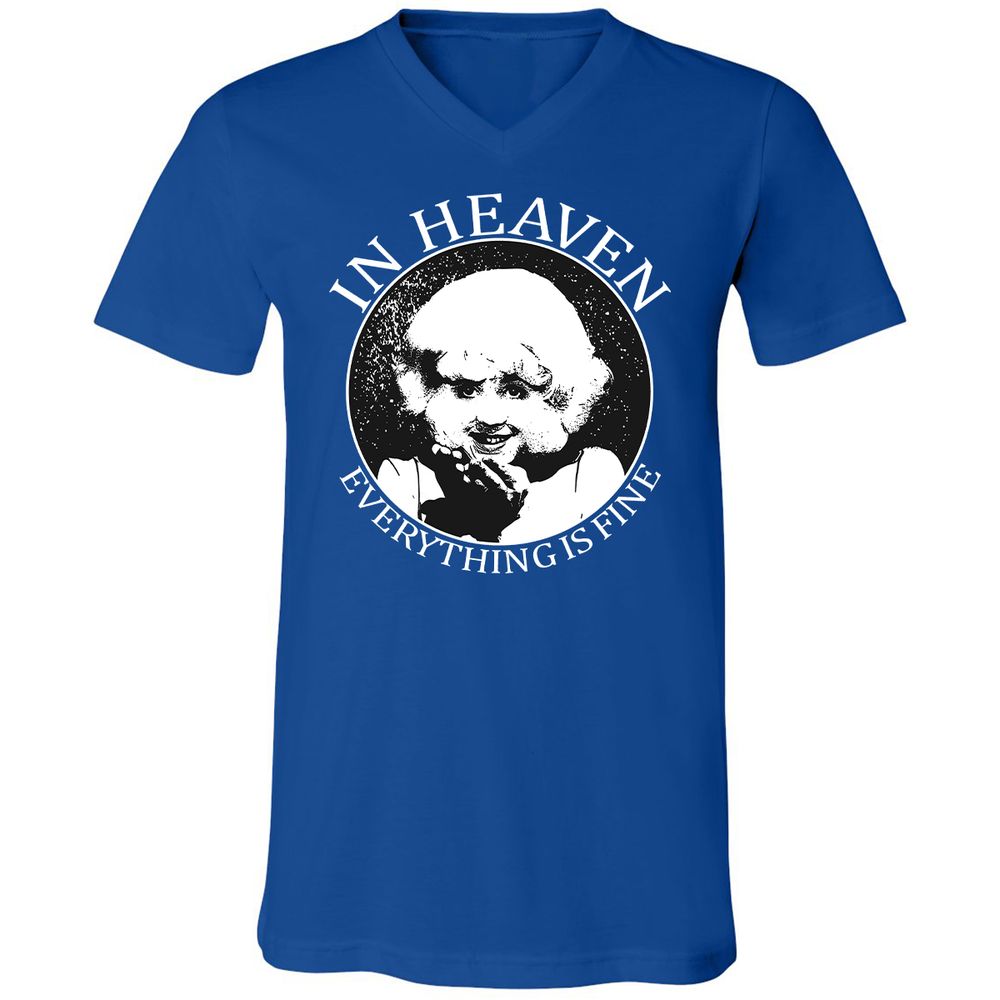 Unisex V-Neck T-Shirt - YA3CJN1B - True Royal - 4