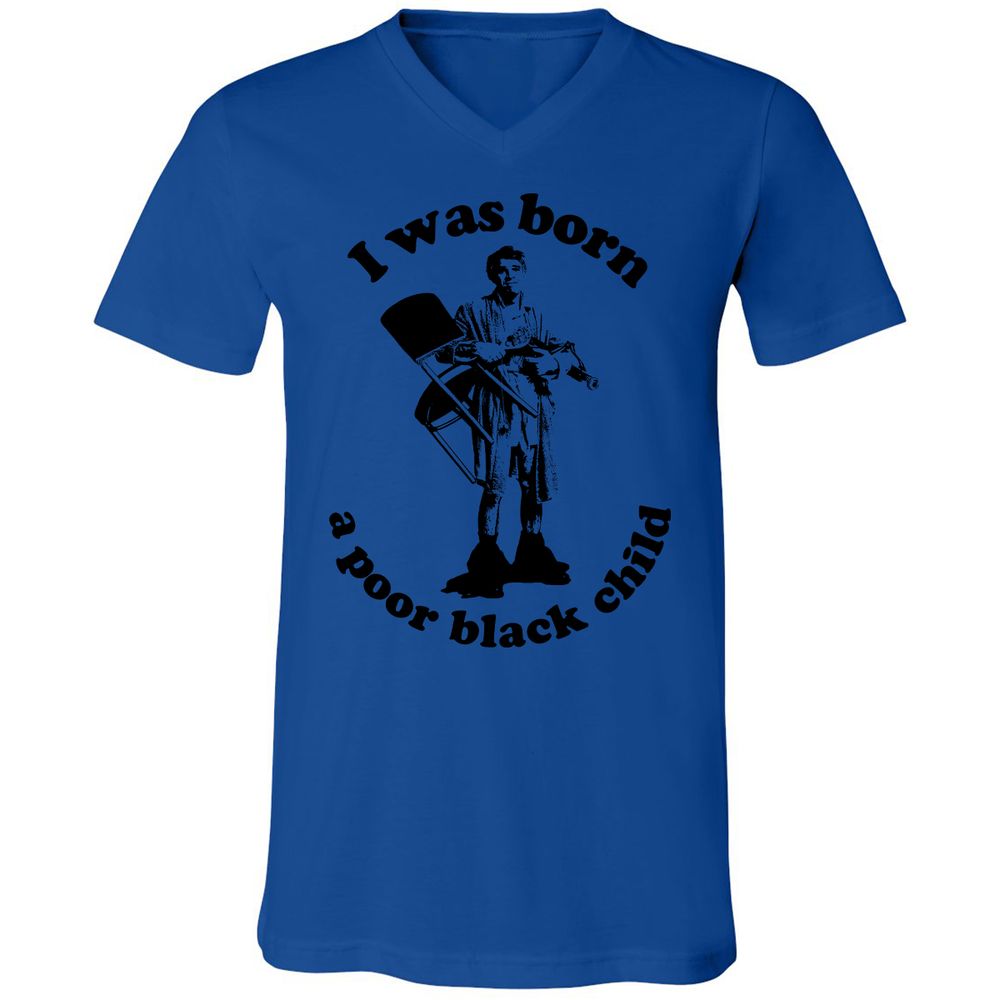 Unisex V-Neck T-Shirt - 2PWJ2PJM - True Royal - 4