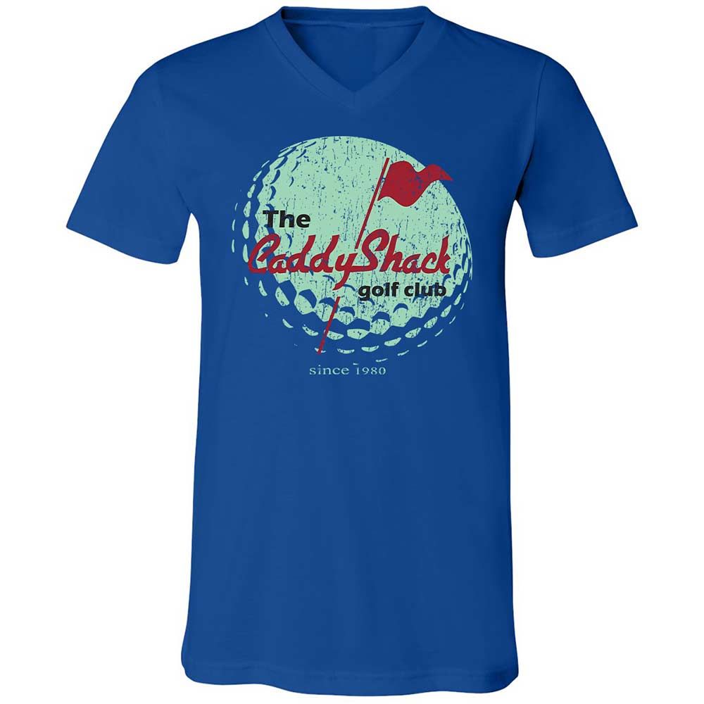 Unisex V-Neck T-Shirt - 4C7SKN67 - True Royal - 4