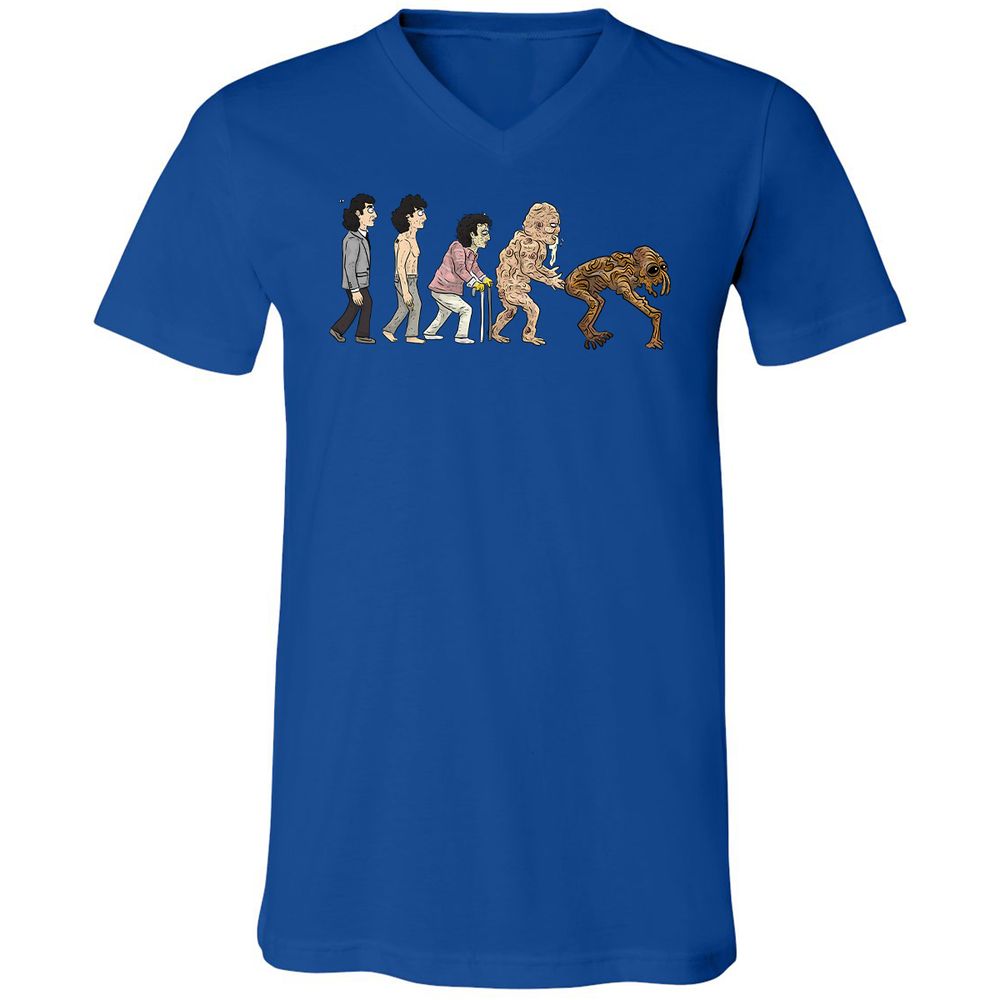 Unisex V-Neck T-Shirt - 21LH8B8B - True Royal - 4