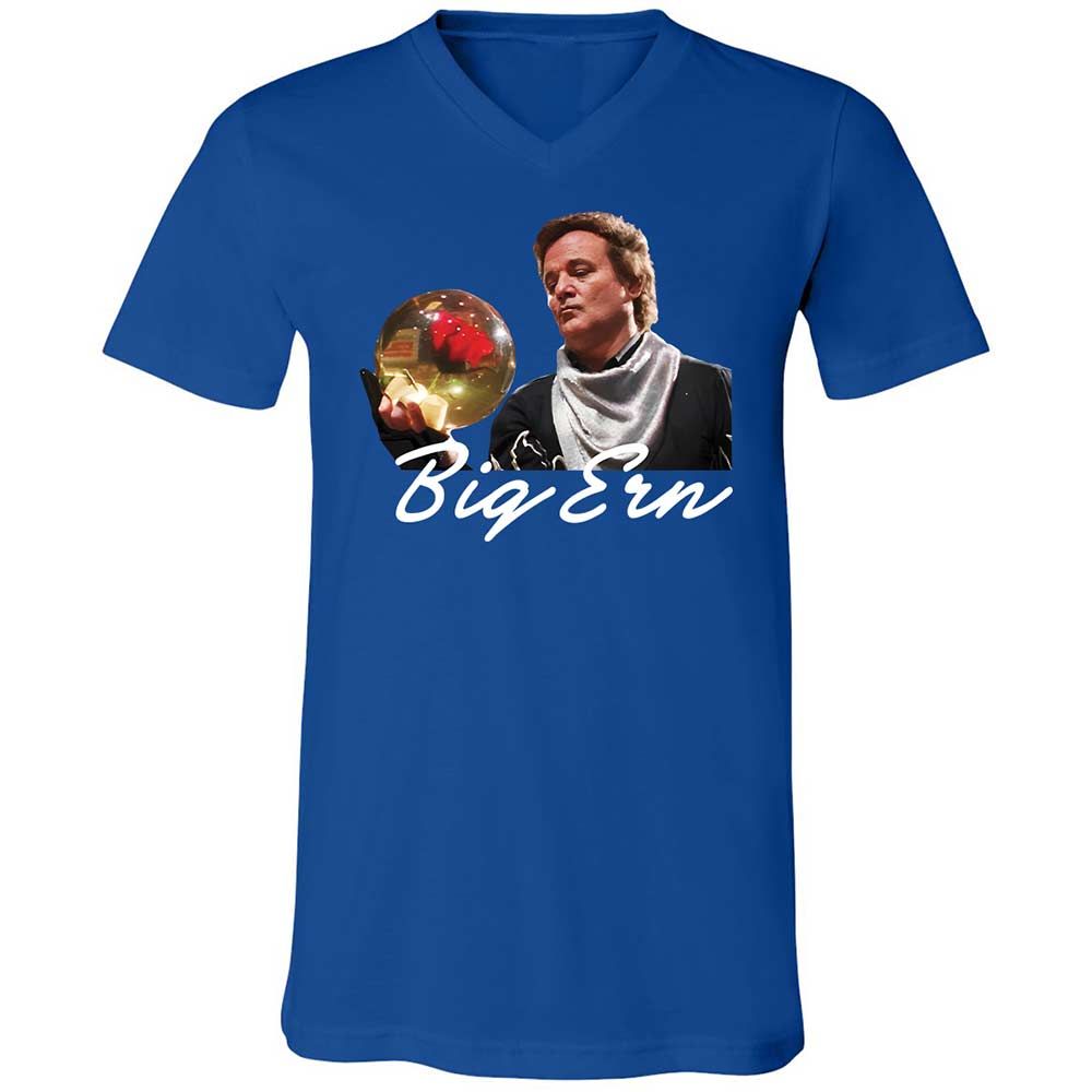 Unisex V-Neck T-Shirt - EQT88DU8 - True Royal - 4
