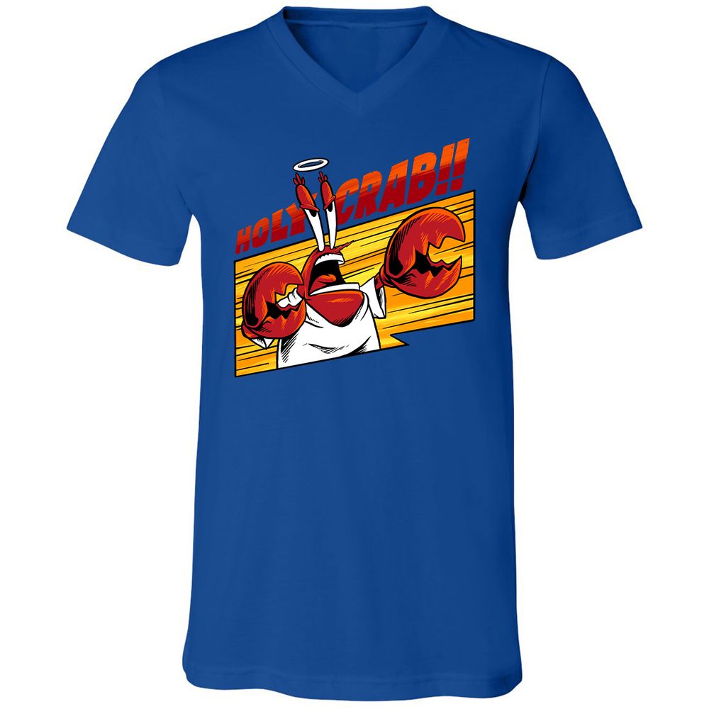 Unisex V-Neck T-Shirt - 9KQY65US - True Royal - 4