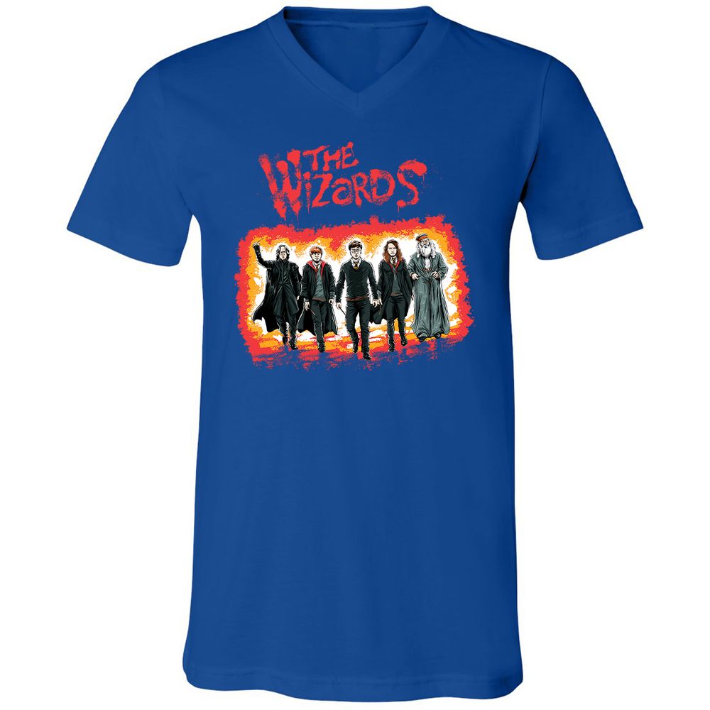 Unisex V-Neck T-Shirt - UUWE1FSK - True Royal - 4