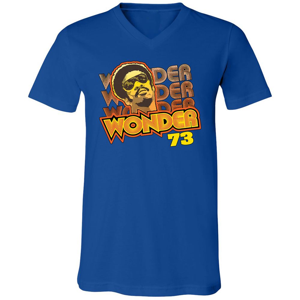 Unisex V-Neck T-Shirt - 9AJ3TCNM - True Royal - 4