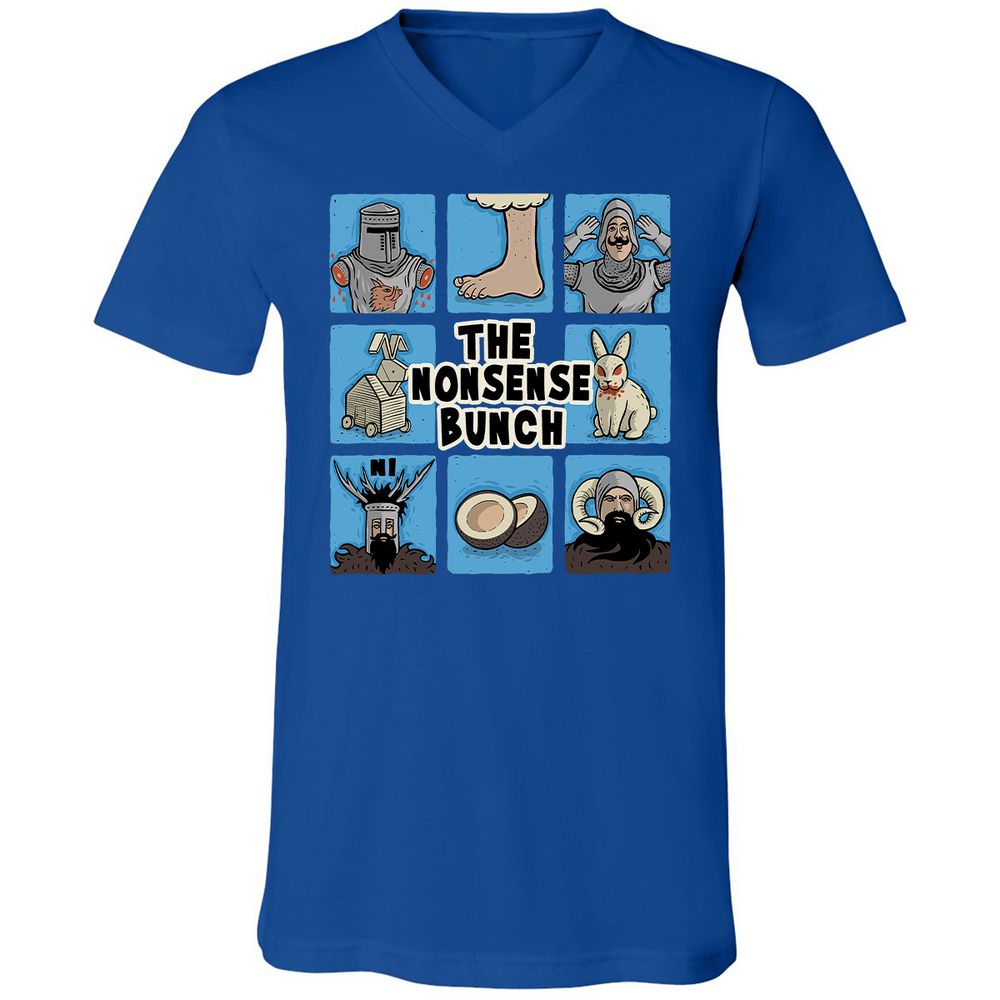 Unisex V-Neck T-Shirt - FSATAL3G - True Royal - 4