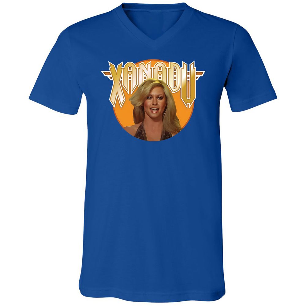 Unisex V-Neck T-Shirt - EYVXMJ4U - True Royal - 4