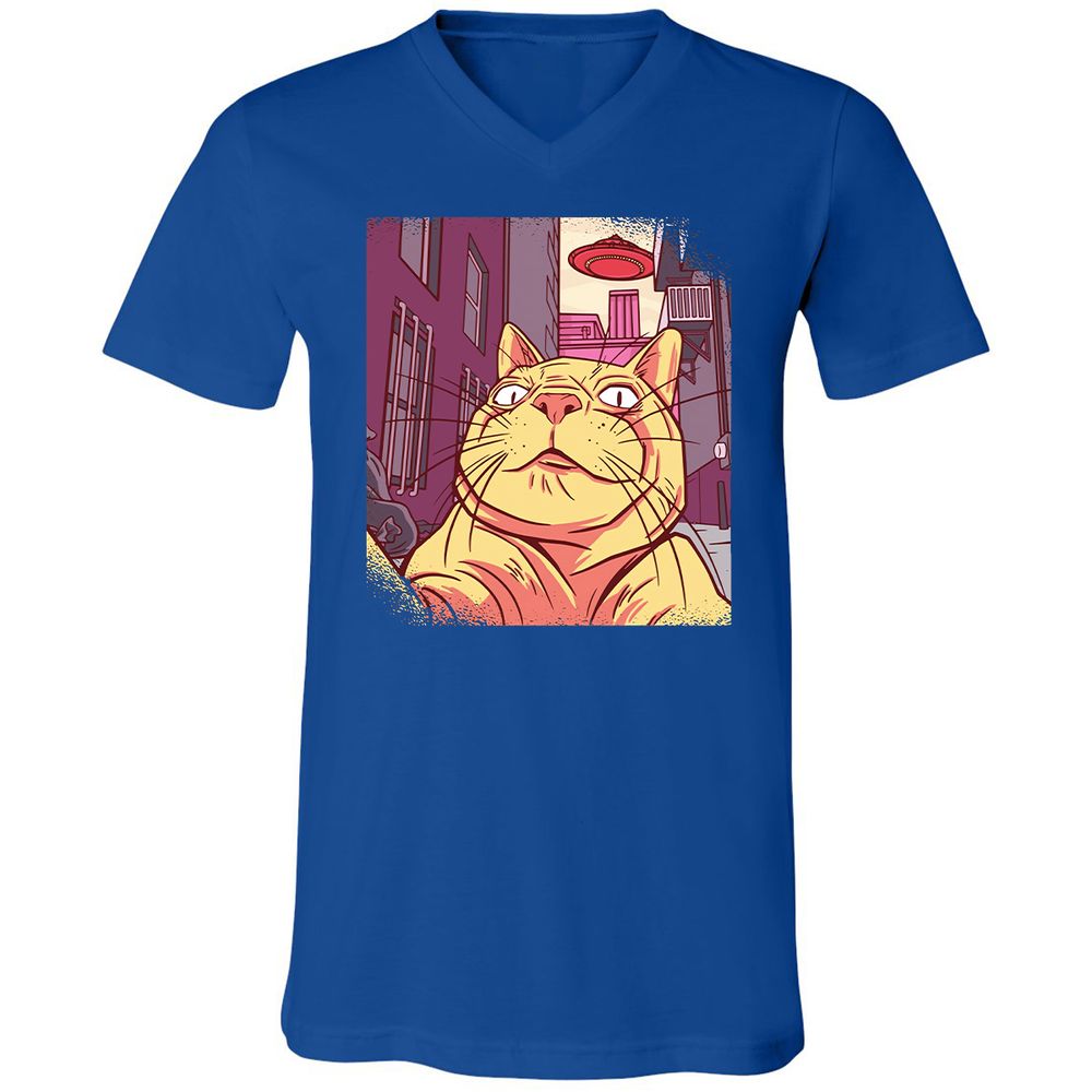 Unisex V-Neck T-Shirt - UPHK71VT - True Royal - 4