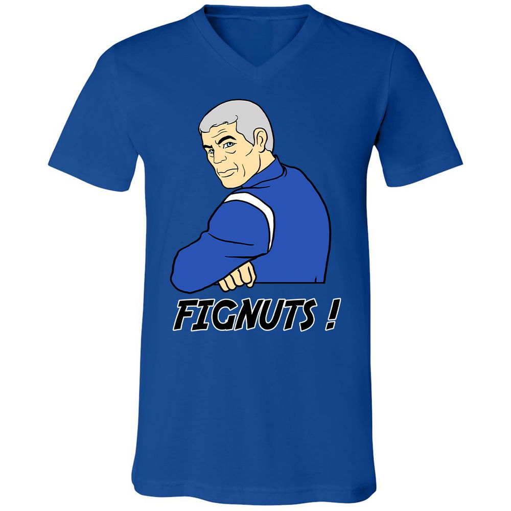 Unisex V-Neck T-Shirt - NJ93AZWP - True Royal - 4