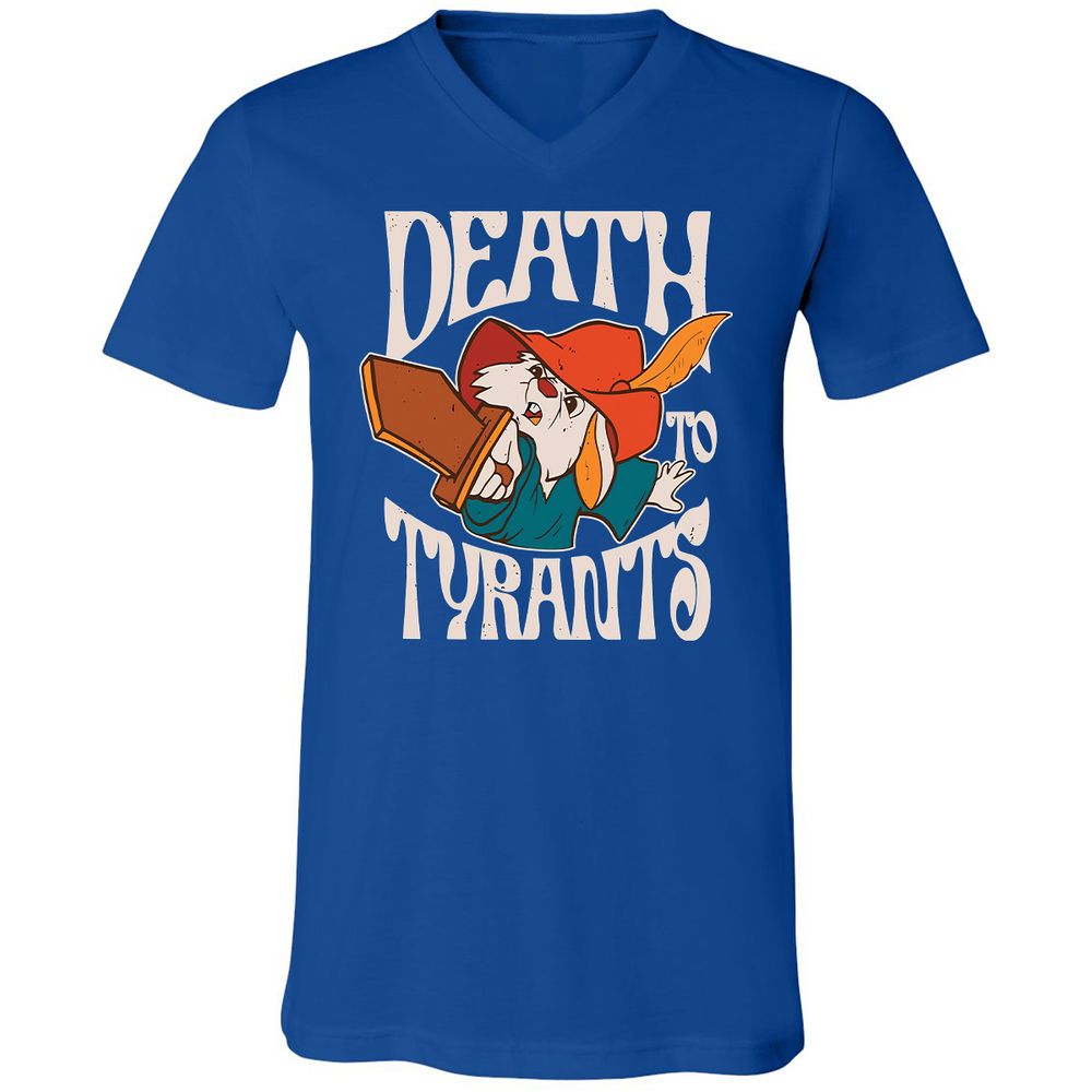 Unisex V-Neck T-Shirt - HLSQTFQ3 - True Royal - 4