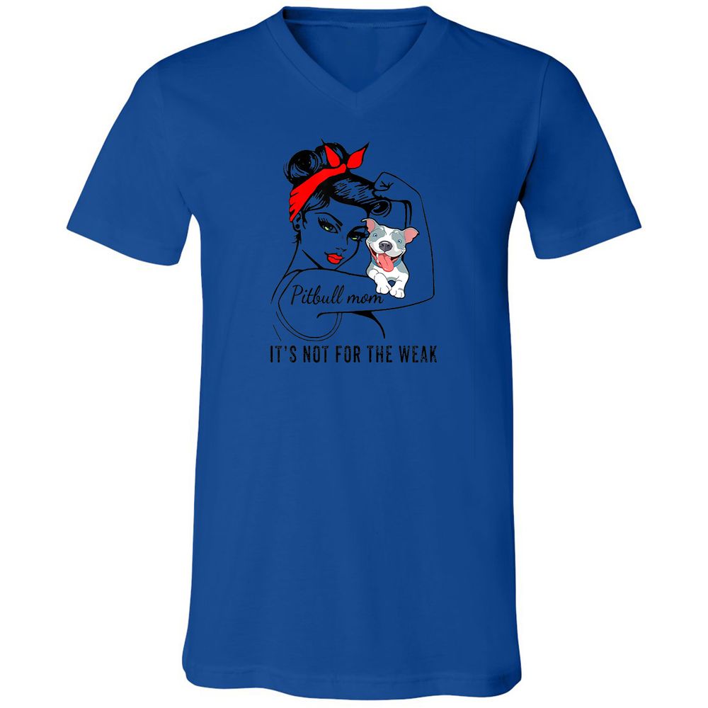 Unisex V-Neck T-Shirt - SQVHQPD9 - True Royal - 4