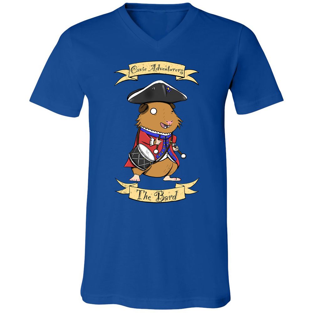 Unisex V-Neck T-Shirt - AZ7JFTVF - True Royal - 4