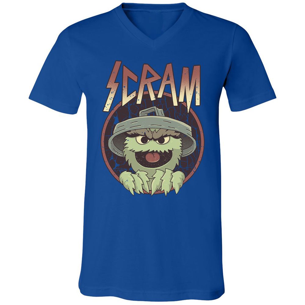 Unisex V-Neck T-Shirt - 6NJ5Y3P1 - True Royal - 4