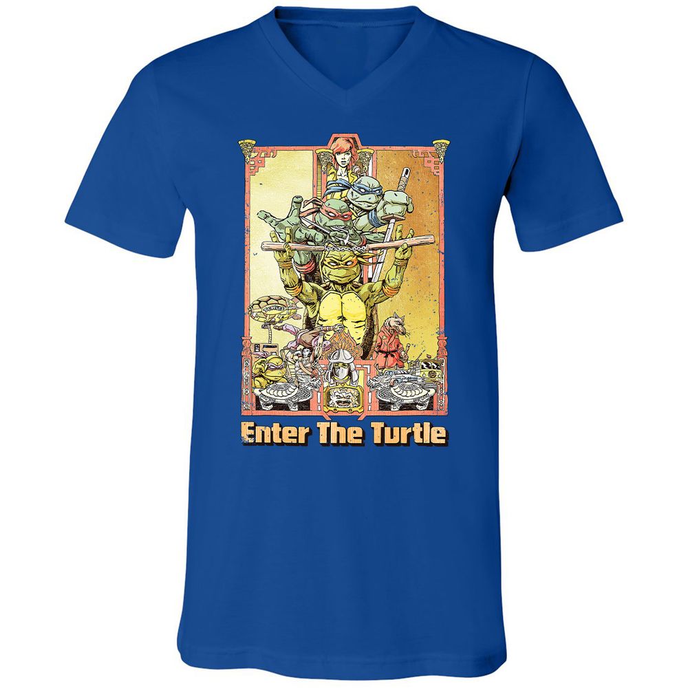 Unisex V-Neck T-Shirt - D5RRCSR5 - True Royal - 4