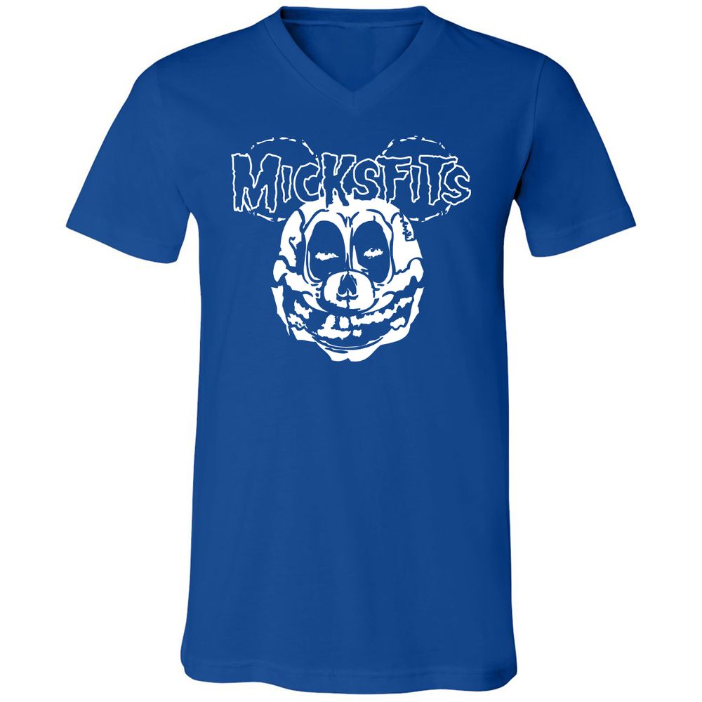 Unisex V-Neck T-Shirt - 1S1WN6DR - True Royal - 4
