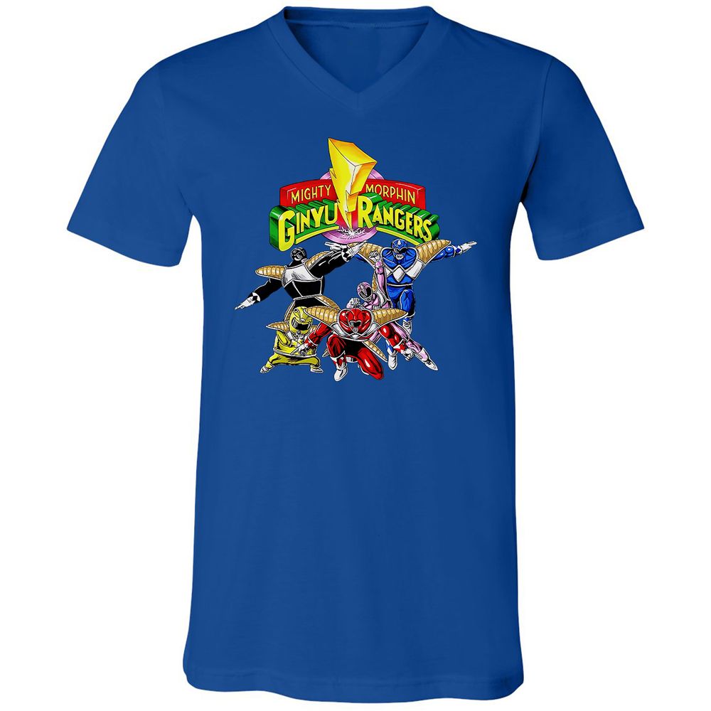 Unisex V-Neck T-Shirt - CDZUNNFB - True Royal - 4