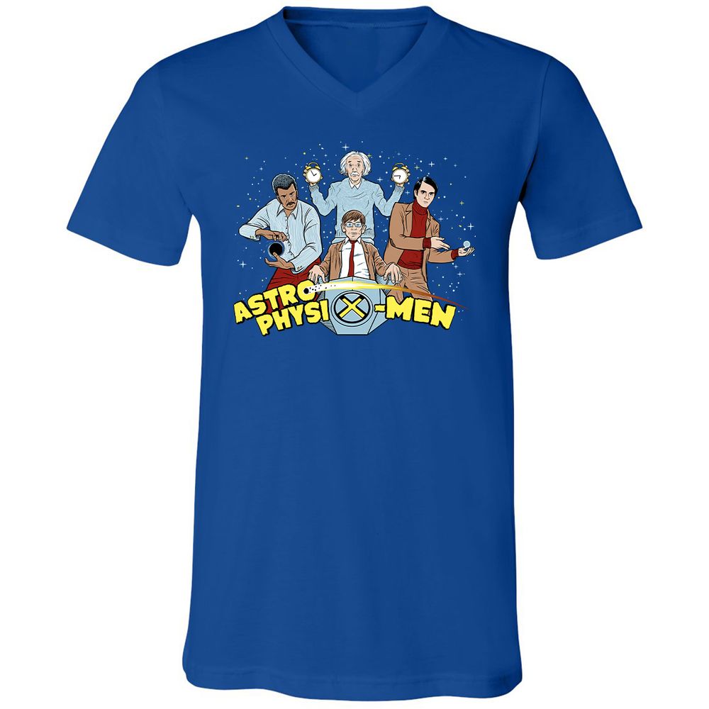 Unisex V-Neck T-Shirt - BLZH126V - True Royal - 4