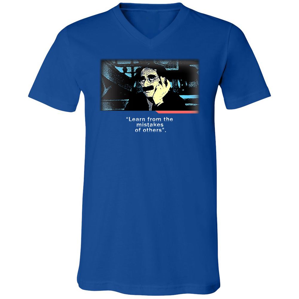 Unisex V-Neck T-Shirt - XW3481BG - True Royal - 4