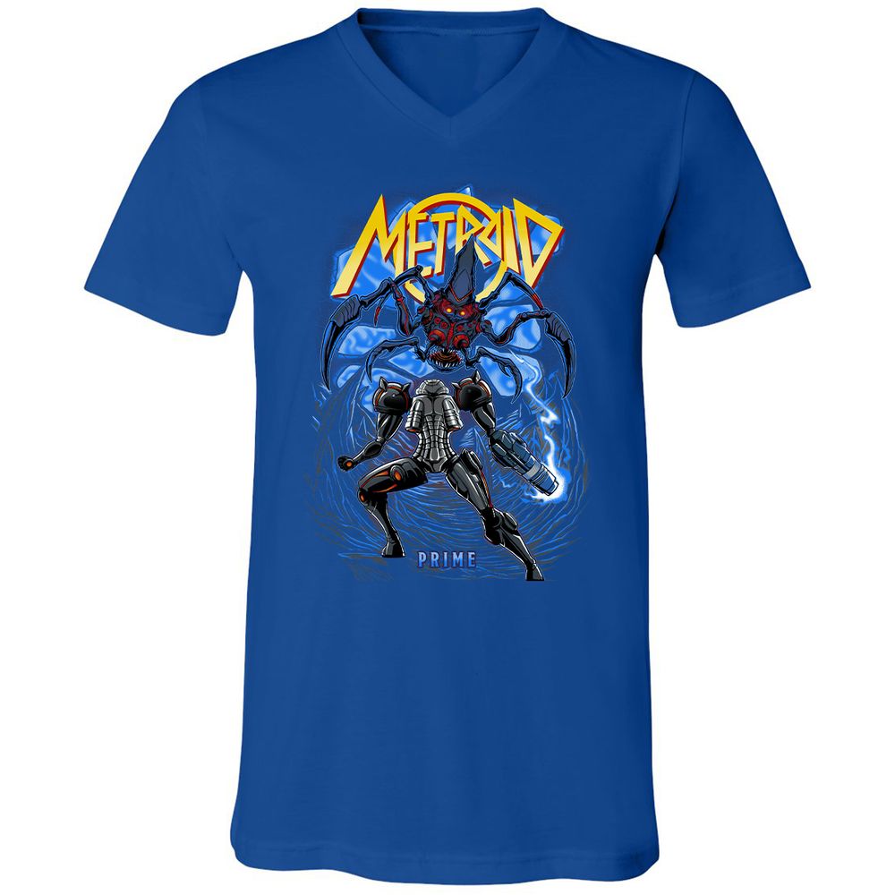 Unisex V-Neck T-Shirt - LP572C5A - True Royal - 4
