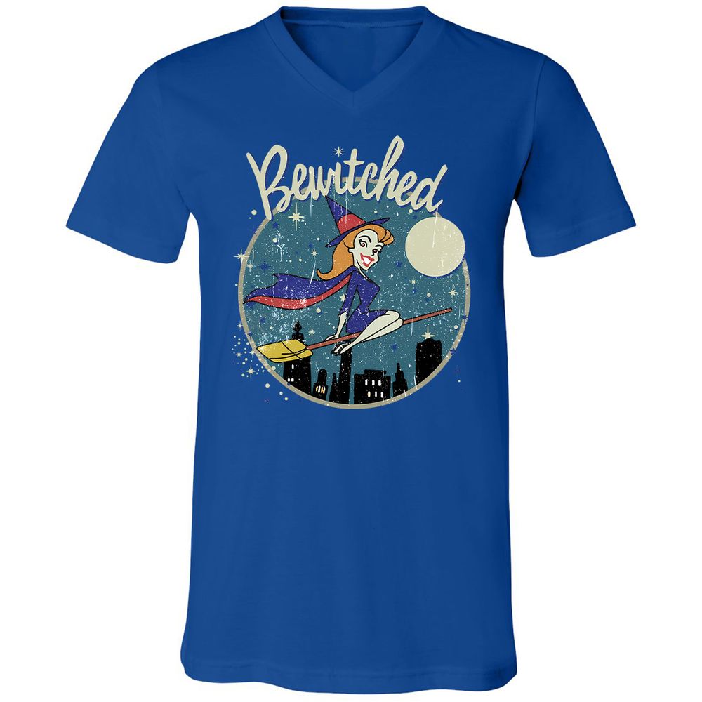 Unisex V-Neck T-Shirt - 1FGLLJNB - True Royal - 4