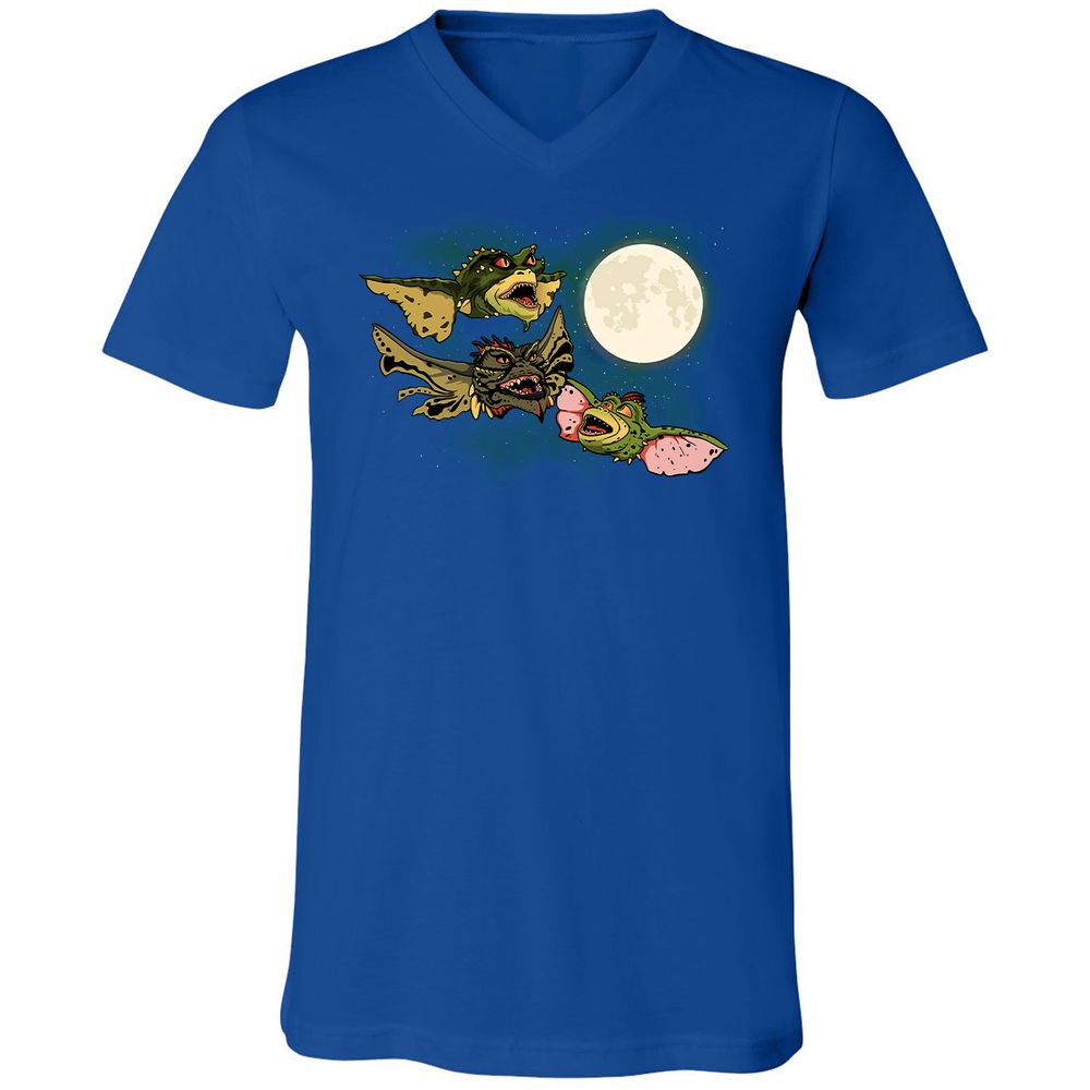 Unisex V-Neck T-Shirt - UTD67MMX - True Royal - 4