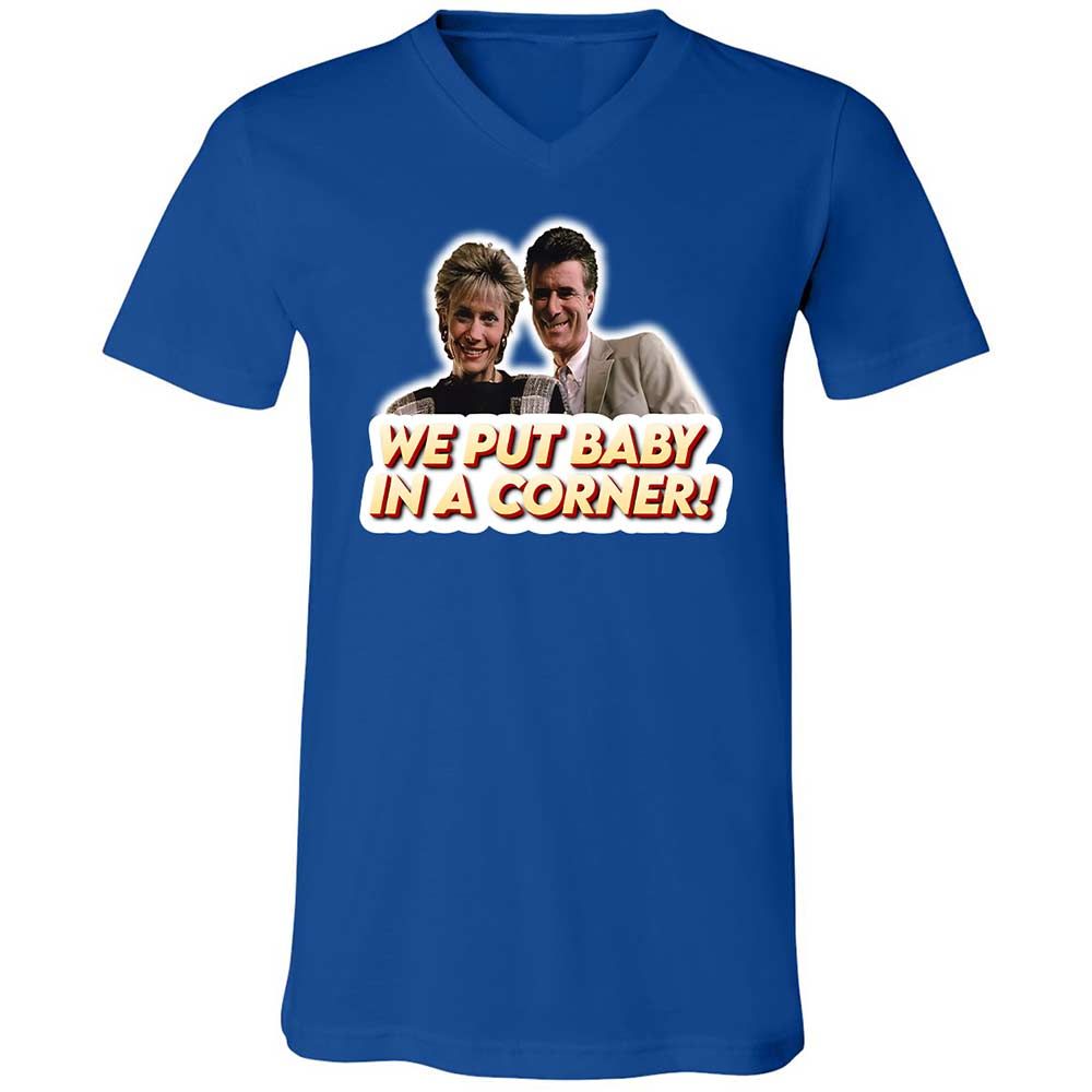 Unisex V-Neck T-Shirt - XS3JF3F2 - True Royal - 4