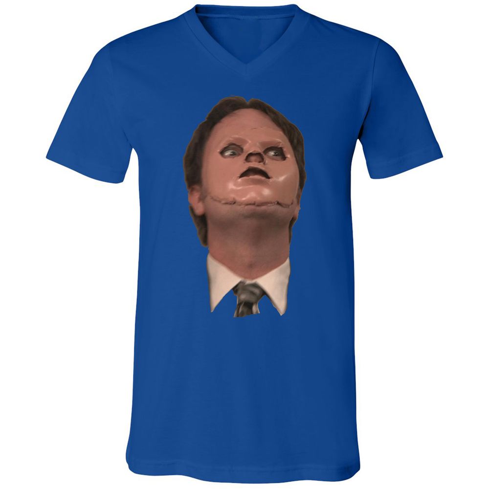 Unisex V-Neck T-Shirt - 35EXWUGY - True Royal - 4