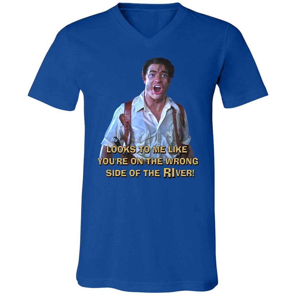 Unisex V-Neck T-Shirt - K8MCTVEW - True Royal - 4