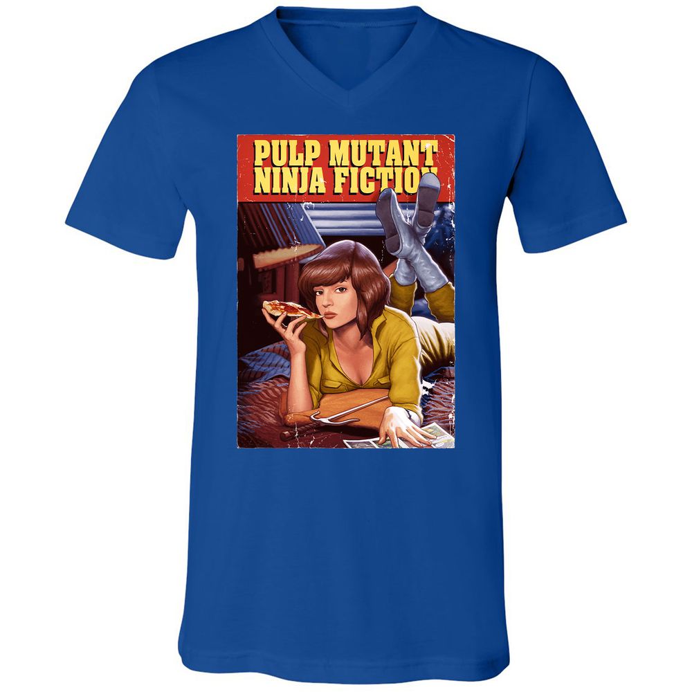 Unisex V-Neck T-Shirt - T3YBCC1N - True Royal - 4