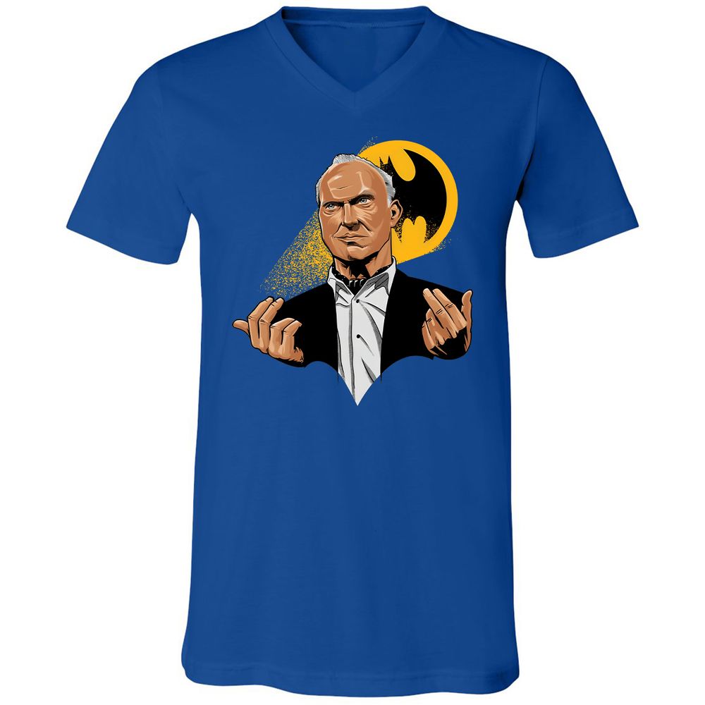 Unisex V-Neck T-Shirt - Q2ZS4ETE - True Royal - 4