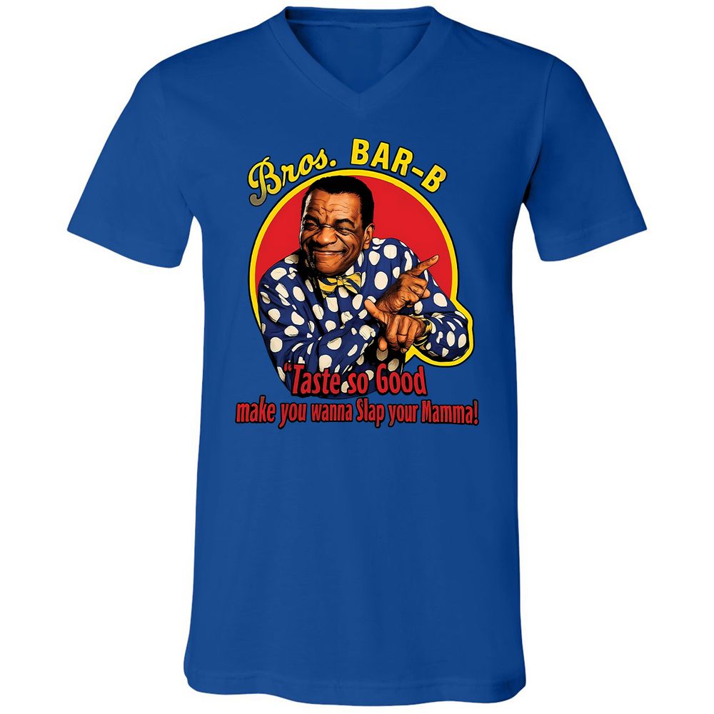 Unisex V-Neck T-Shirt - LYJW3TSN - True Royal - 4