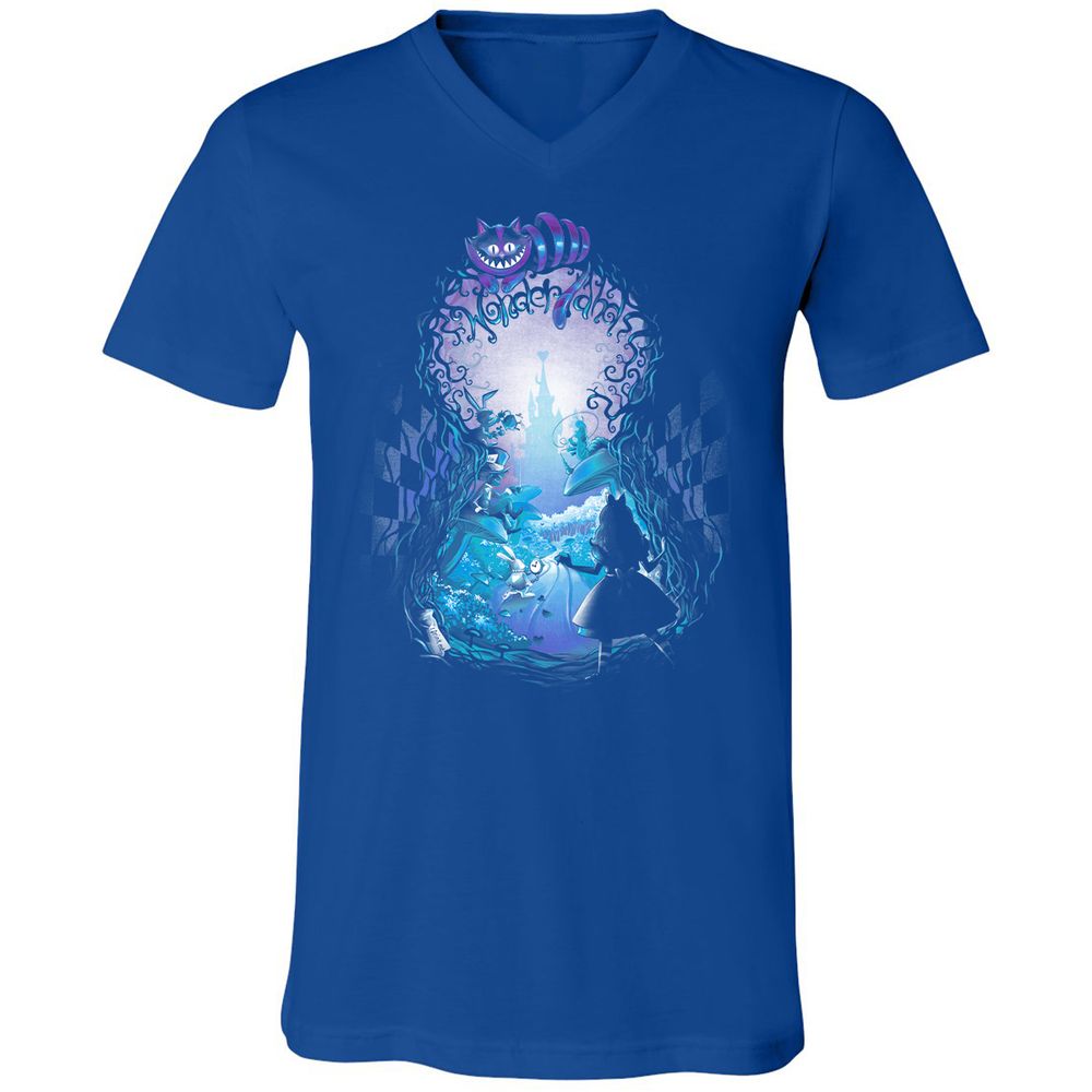 Unisex V-Neck T-Shirt - 91VVDS51 - True Royal - 4