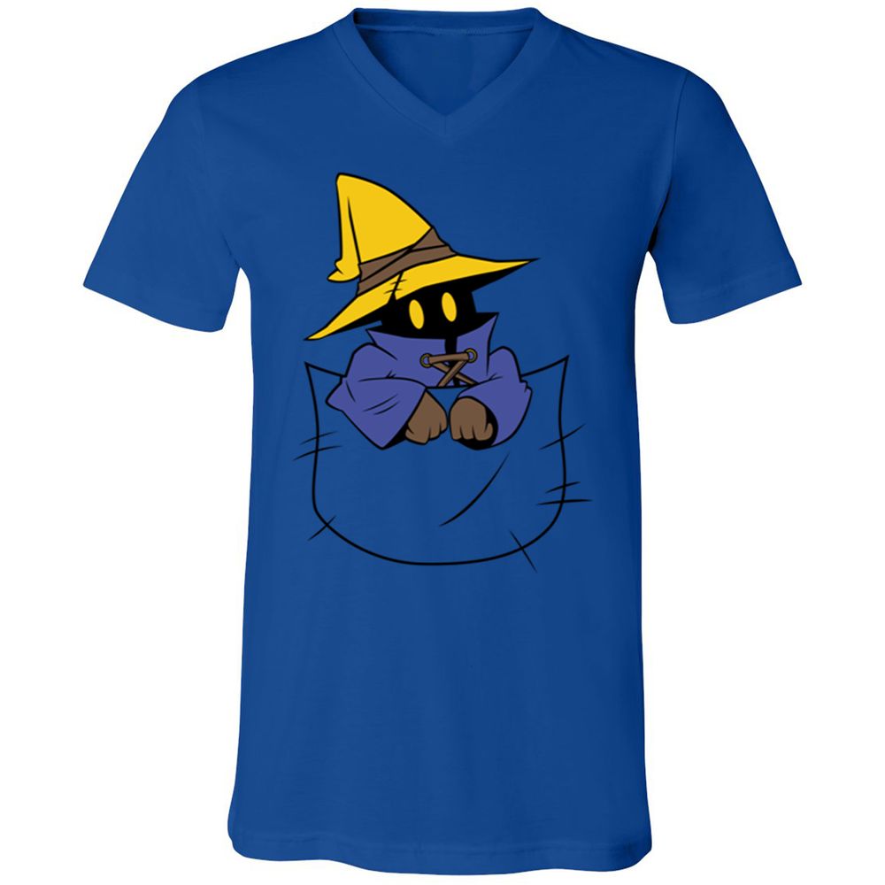 Unisex V-Neck T-Shirt - 6GYFU8KY - True Royal - 4