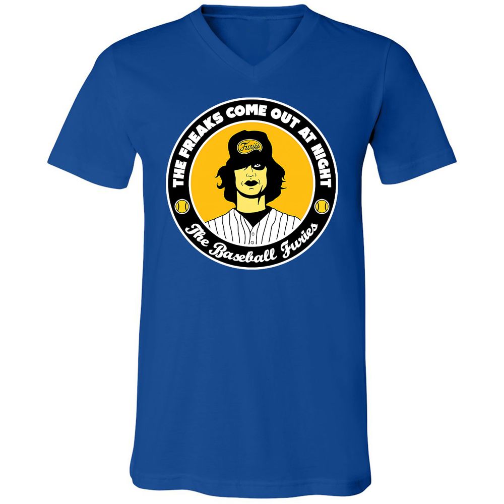 Unisex V-Neck T-Shirt - LVYPQWQS - True Royal - 4