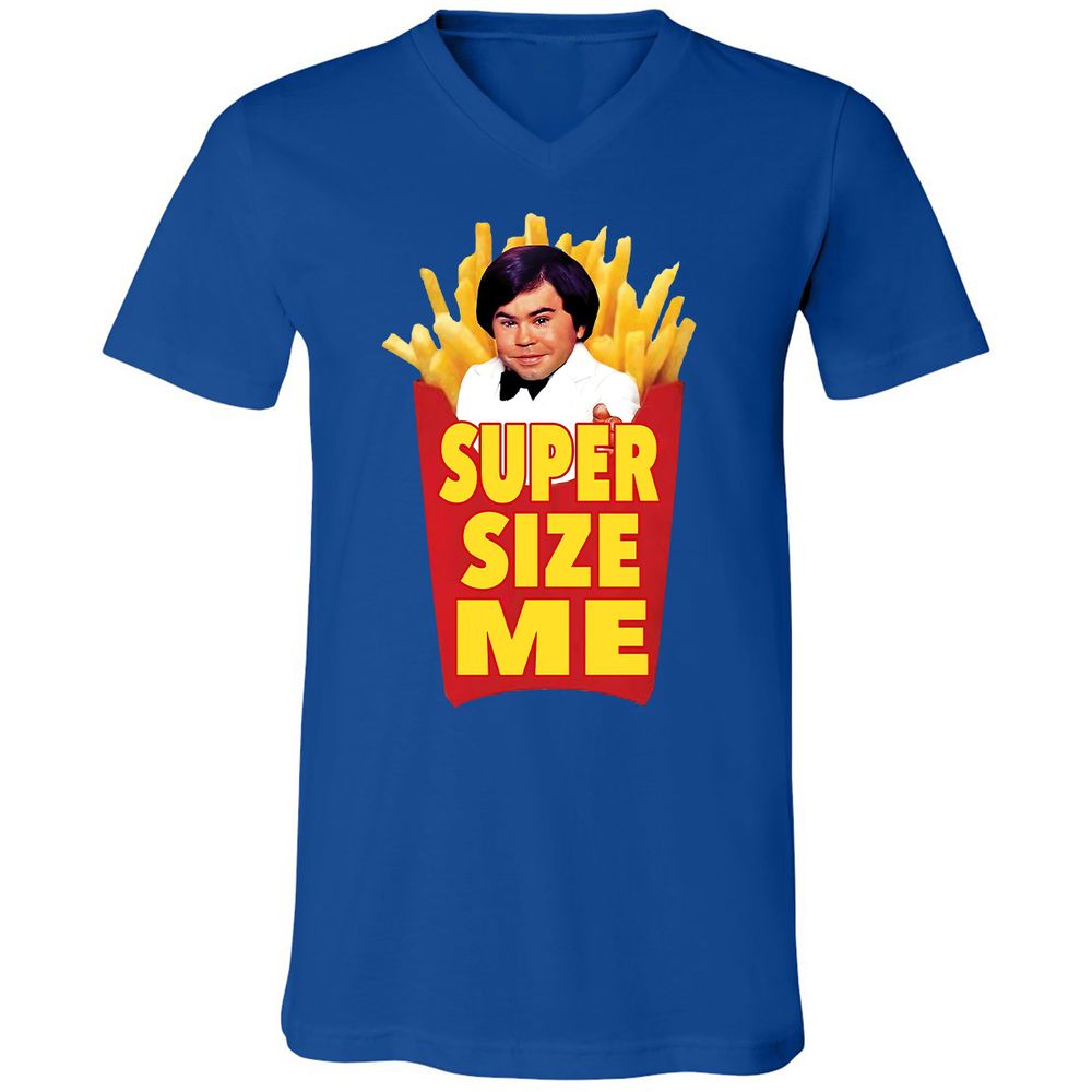 Unisex V-Neck T-Shirt - GB1YZVCN - True Royal - 4