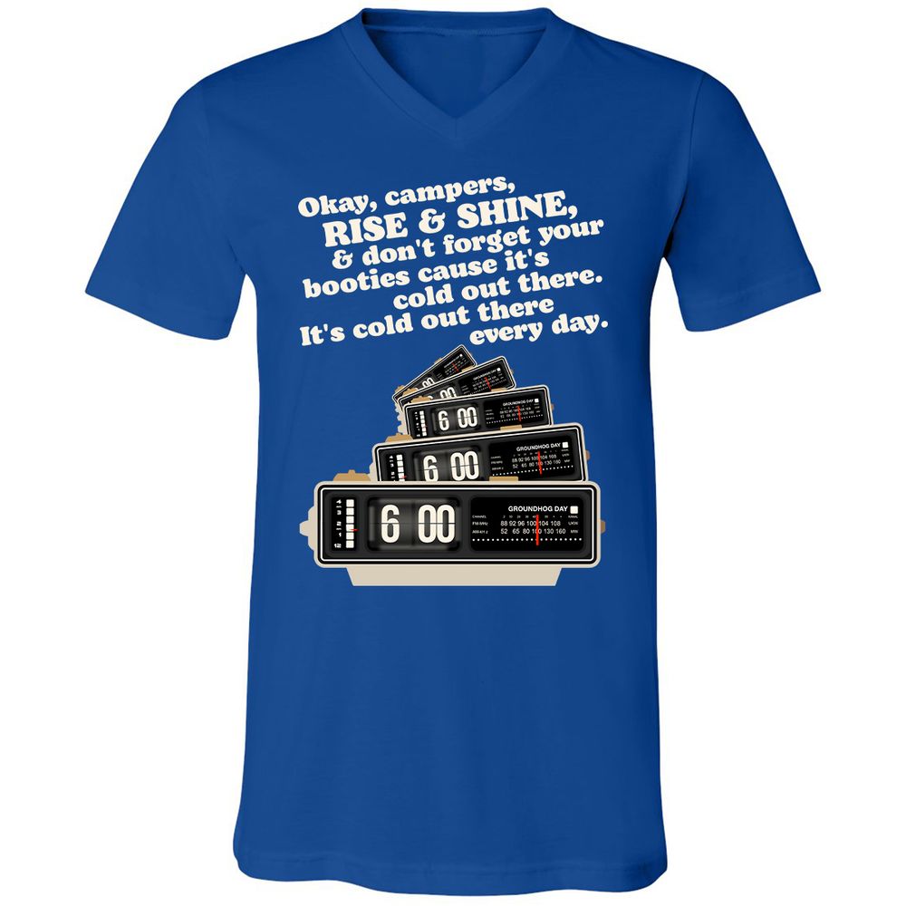 Unisex V-Neck T-Shirt - XYCEET35 - True Royal - 4