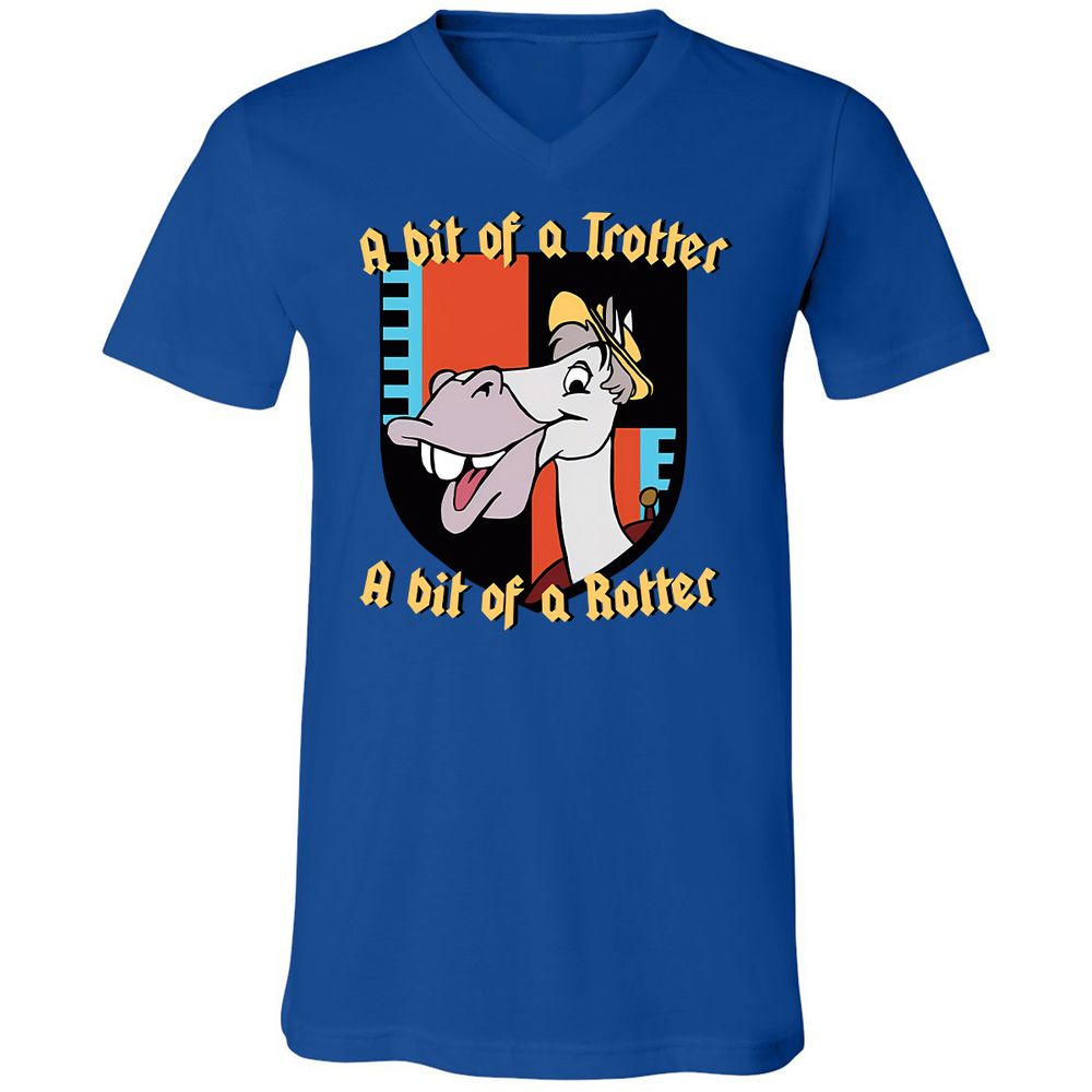 Unisex V-Neck T-Shirt - KXTFAN3J - True Royal - 4