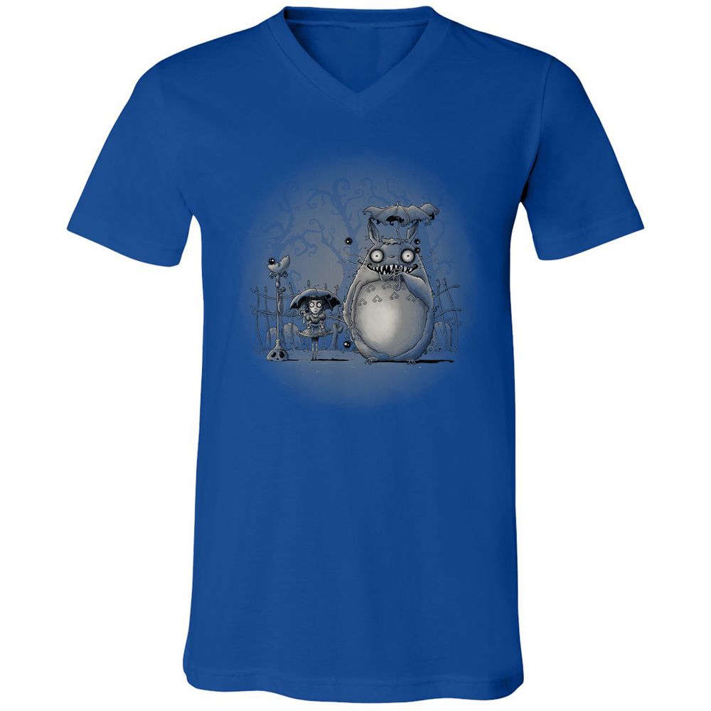 Unisex V-Neck T-Shirt - LVEWHV67 - True Royal - 4