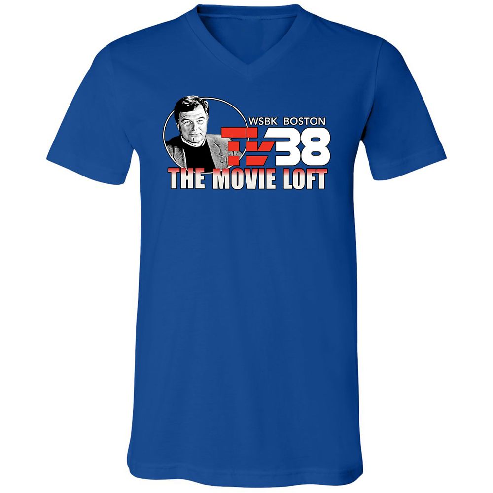 Unisex V-Neck T-Shirt - JQXRQ16J - True Royal - 4
