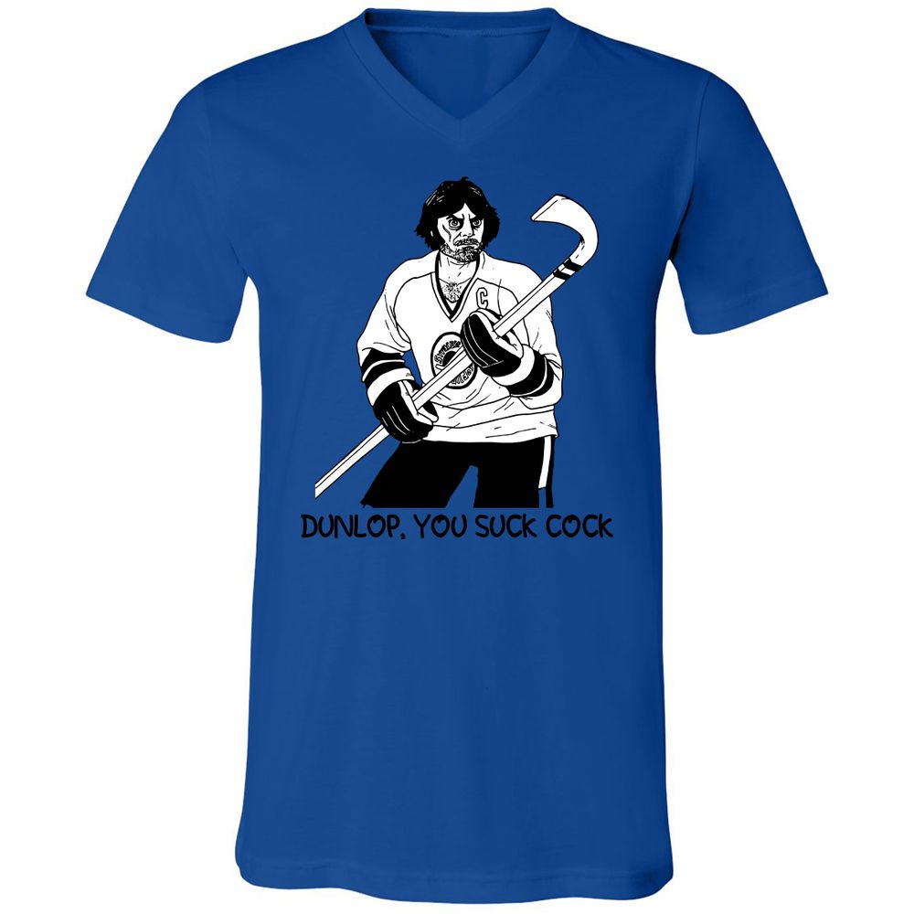 Unisex V-Neck T-Shirt - 9N6CDA4T - True Royal - 4