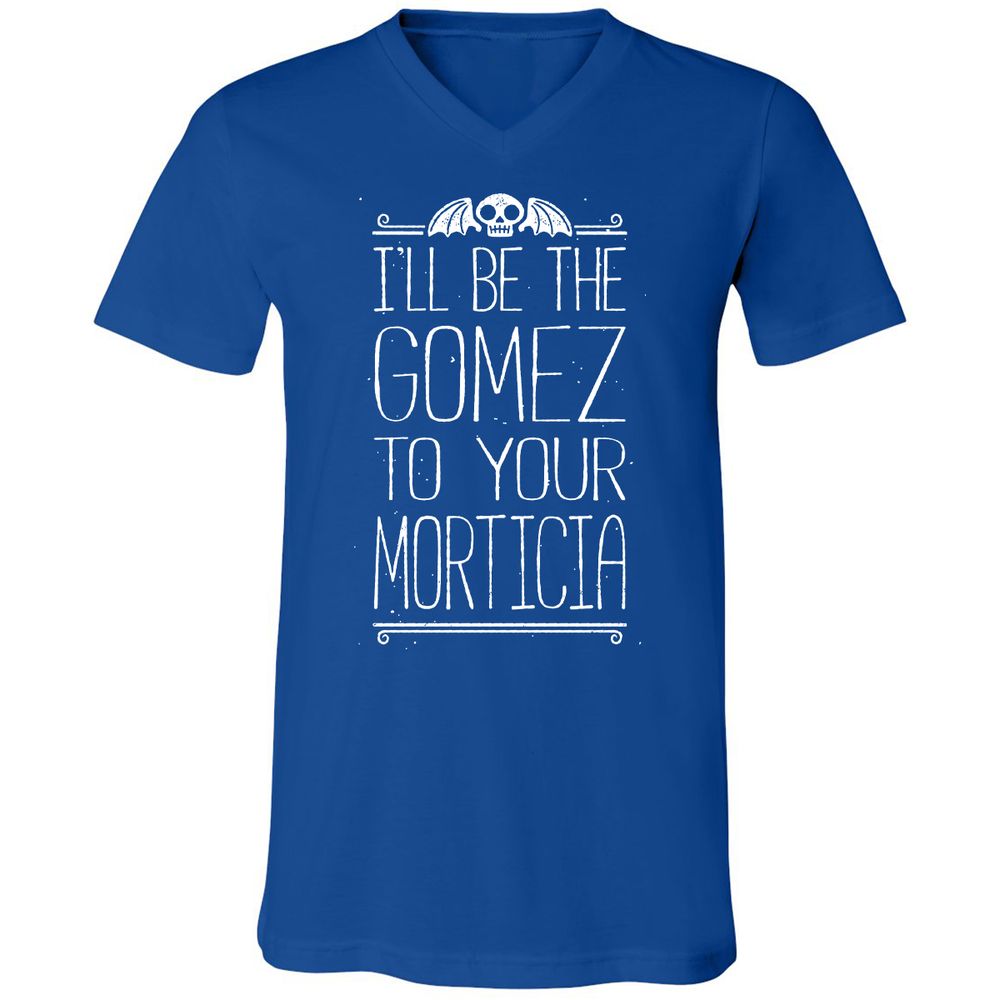 Unisex V-Neck T-Shirt - EK7GK5YN - True Royal - 4