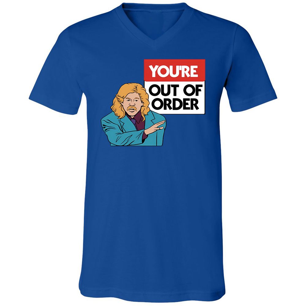 Unisex V-Neck T-Shirt - WUT31Q3H - True Royal - 4