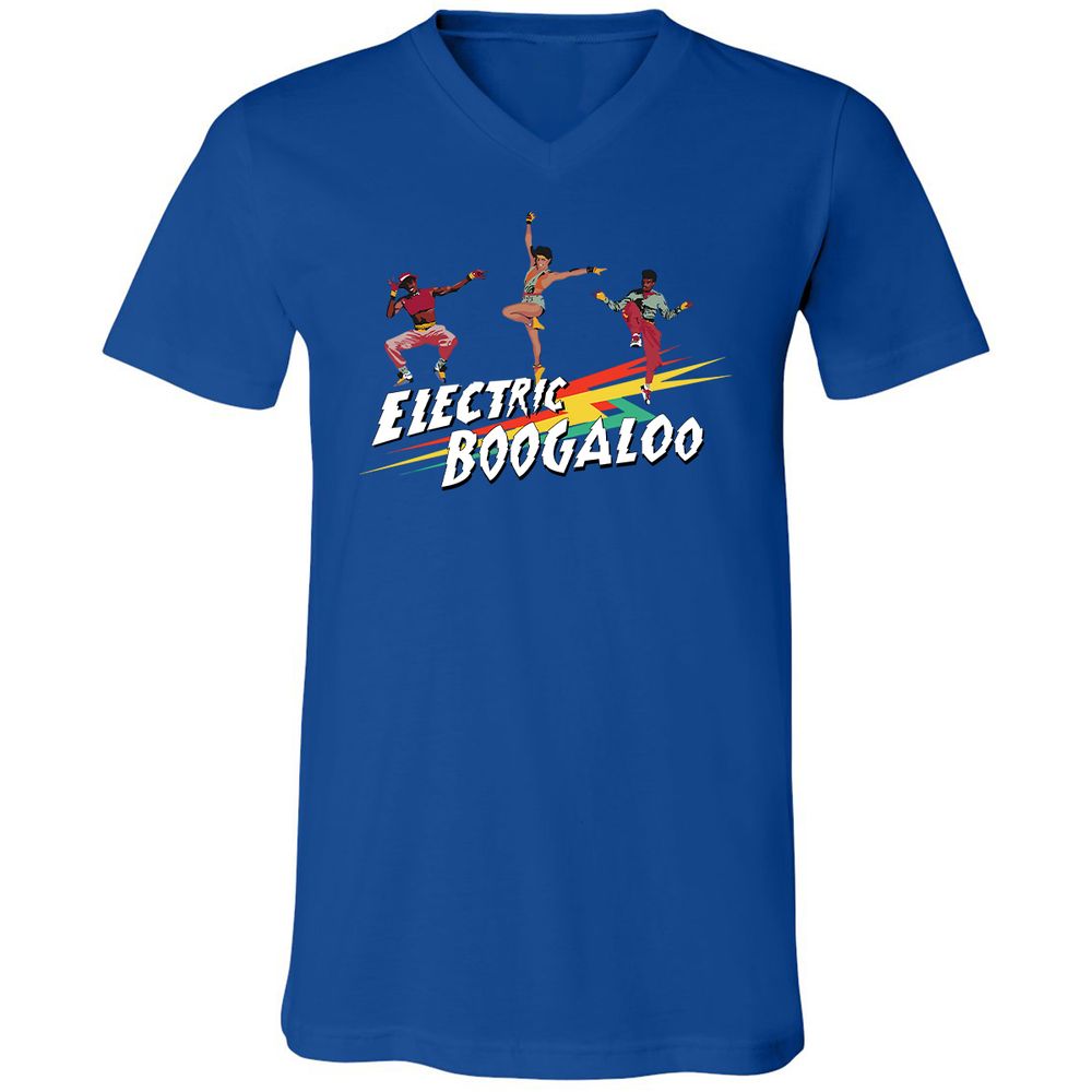 Unisex V-Neck T-Shirt - 1HHD4NQM - True Royal - 4