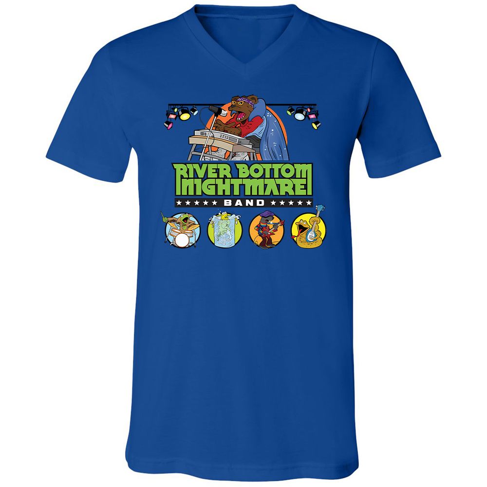 Unisex V-Neck T-Shirt - ASZ927UP - True Royal - 4