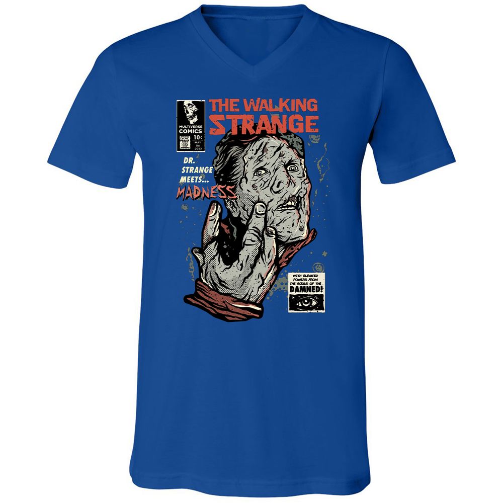 Unisex V-Neck T-Shirt - 4YK7WBK8 - True Royal - 4