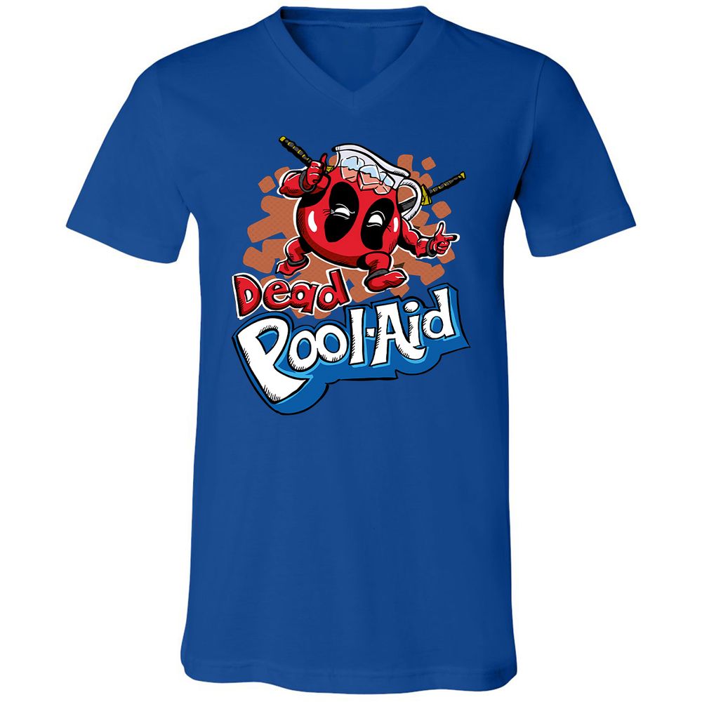 Unisex V-Neck T-Shirt - YM5EZ9YZ - True Royal - 4